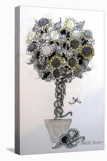 Sunflower arrangement-Linda Arthurs-Stretched Canvas