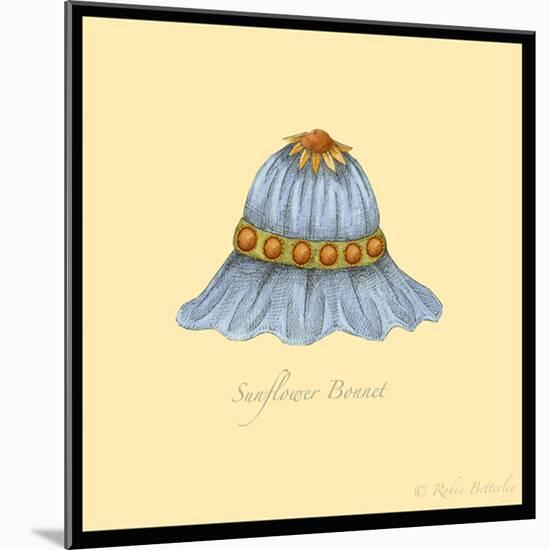 Sunflower Bonnet-Robin Betterley-Mounted Giclee Print