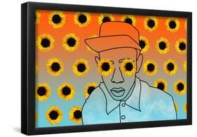 Sunflower Boy-null-Framed Poster