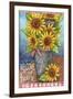 Sunflower Bucket Welcome To Our Home-Melinda Hipsher-Framed Giclee Print