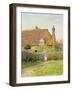 Sunflower Cottage-Helen Allingham-Framed Giclee Print