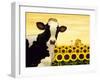 Sunflower Cow-Lowell Herrero-Framed Art Print