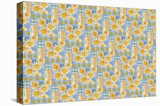 Sunflower Design-Maria Trad-Stretched Canvas