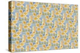 Sunflower Design-Maria Trad-Stretched Canvas