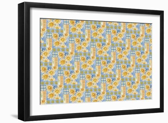 Sunflower Design-Maria Trad-Framed Giclee Print