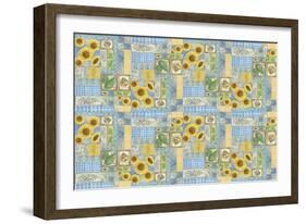 Sunflower Design-Maria Trad-Framed Giclee Print