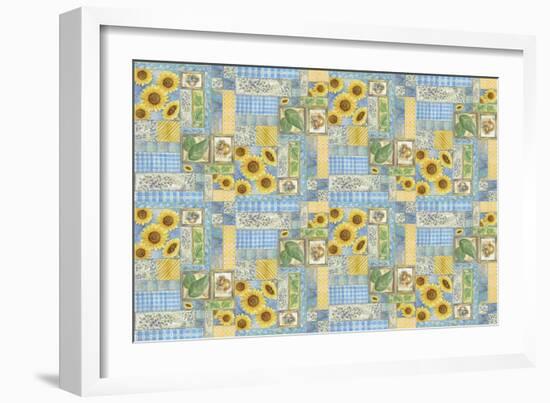 Sunflower Design-Maria Trad-Framed Giclee Print