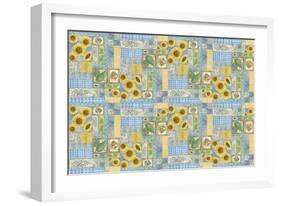 Sunflower Design-Maria Trad-Framed Giclee Print