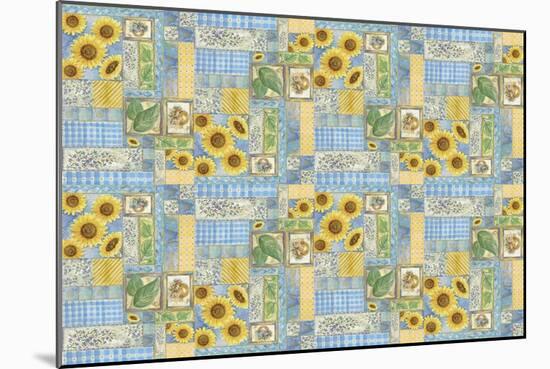 Sunflower Design-Maria Trad-Mounted Giclee Print