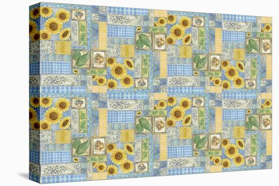 Sunflower Design-Maria Trad-Stretched Canvas