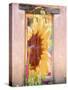 Sunflower Door-Suzanne Silk-Stretched Canvas