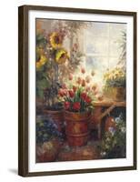 Sunflower Garden I-null-Framed Art Print