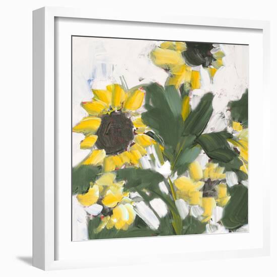 Sunflower Garden-Jane Slivka-Framed Art Print