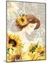 Sunflower Girl II-Irina Trzaskos Studios-Mounted Giclee Print