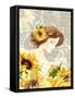 Sunflower Girl II-Irina Trzaskos Studios-Framed Stretched Canvas