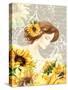 Sunflower Girl II-Irina Trzaskos Studios-Stretched Canvas