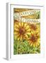 Sunflower Give Thanks Everyday-Melinda Hipsher-Framed Giclee Print