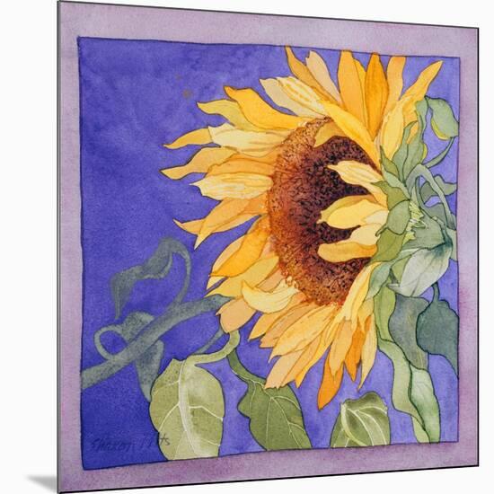 Sunflower I-Sharon Pitts-Mounted Giclee Print
