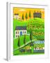 Sunflower Inspiration Farm Cheryl Bartley-Cheryl Bartley-Framed Giclee Print