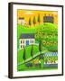 Sunflower Inspiration Farm Cheryl Bartley-Cheryl Bartley-Framed Giclee Print