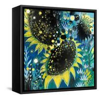 Sunflower Kisses-Corina Capri-Framed Stretched Canvas