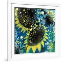 Sunflower Kisses-Corina Capri-Framed Premium Giclee Print