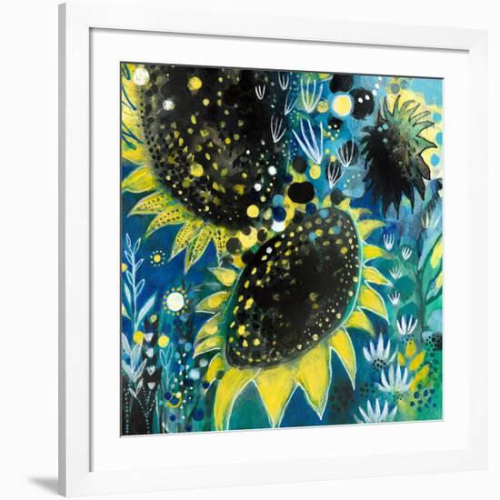 Sunflower Kisses-Corina Capri-Framed Premium Giclee Print