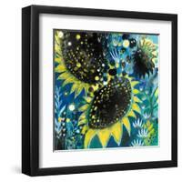 Sunflower Kisses-Corina Capri-Framed Art Print