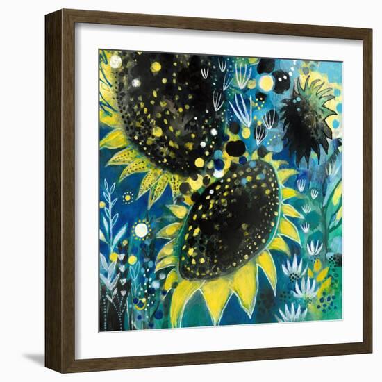 Sunflower Kisses-Corina Capri-Framed Art Print