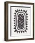 Sunflower / Lino Print-Alisa Galitsyna-Framed Photographic Print