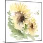 Sunflower Meadow II-Katrina Pete-Mounted Art Print