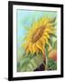 Sunflower, Oil Painting On Canvas-Valenty-Framed Art Print