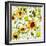 Sunflower Pattern I-Irina Trzaskos Studios-Framed Giclee Print