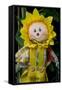 Sunflower Puppet-Charles Bowman-Framed Stretched Canvas