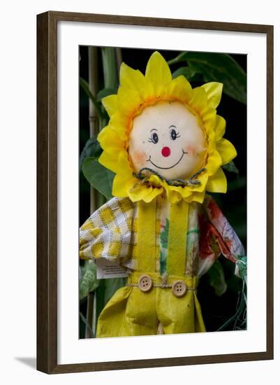 Sunflower Puppet-Charles Bowman-Framed Photographic Print