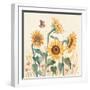 Sunflower Season II Bright-Janelle Penner-Framed Art Print