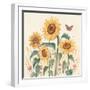Sunflower Season III Bright-Janelle Penner-Framed Art Print