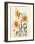 Sunflower Season IX Bright-Janelle Penner-Framed Photographic Print