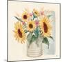 Sunflower Season V Bright-Janelle Penner-Mounted Art Print