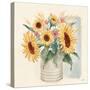 Sunflower Season V Bright-Janelle Penner-Stretched Canvas