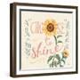 Sunflower Season VII Bright-Janelle Penner-Framed Art Print