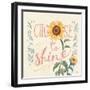 Sunflower Season VII Bright-Janelle Penner-Framed Art Print