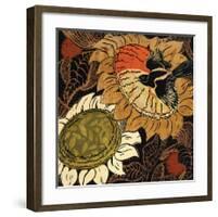 Sunflower Series #14-Ouida Touchon-Framed Art Print