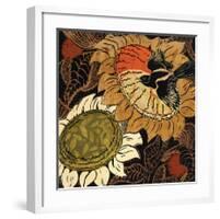 Sunflower Series #14-Ouida Touchon-Framed Art Print