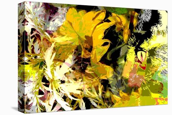 Sunflower Series Garden Variety Cat-Ruth Palmer-Stretched Canvas