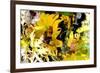 Sunflower Series Garden Variety Cat-Ruth Palmer-Framed Art Print