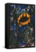 Sunflower; Sonnenblume, (Watercolour on Paper)-Christian Rohlfs-Framed Stretched Canvas