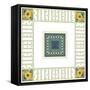 Sunflower Square-Maria Trad-Framed Stretched Canvas