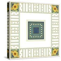 Sunflower Square-Maria Trad-Stretched Canvas