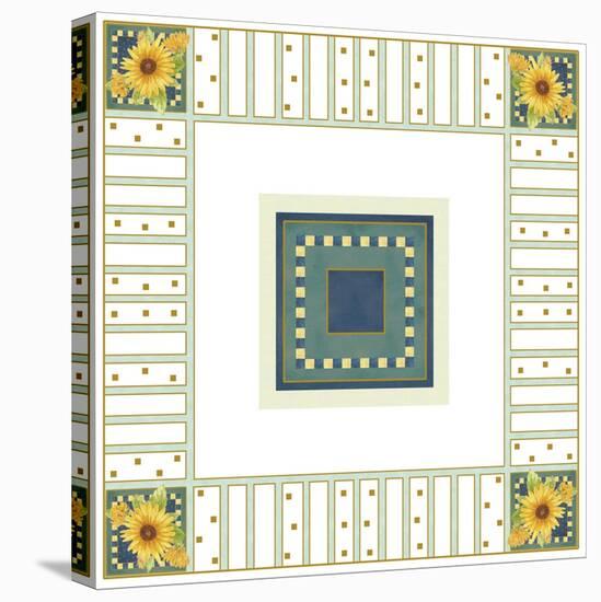 Sunflower Square-Maria Trad-Stretched Canvas